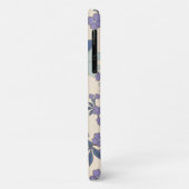 Coques Case-Mate iPhone Fleurs Bleues, Fleurs Violettes, Motif Floral (Dos/Gauche)