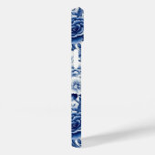 Coques Case-Mate iPhone Fleurs bleues Indigo (Verso / Droite)