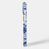 Coques Case-Mate iPhone Fleurs bleues Indigo (Verso / Gauche)