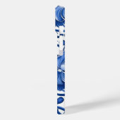 Coques Case-Mate iPhone Fleurs bleues Indigo (Verso / Gauche)