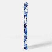 Coques Case-Mate iPhone Fleurs bleues Indigo (Verso / Droite)