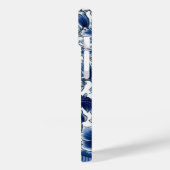 Coques Case-Mate iPhone Fleurs bleues Indigo (Verso / Gauche)