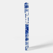 Coques Case-Mate iPhone Fleurs bleues Indigo (Verso / Gauche)