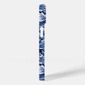 Coques Case-Mate iPhone Fleurs bleues Indigo (Verso / Droite)