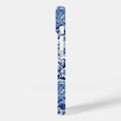 Coques Case-Mate iPhone Fleurs bleues Indigo (Verso / Gauche)