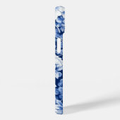 Coques Case-Mate iPhone Fleurs bleues Indigo (Verso / Droite)