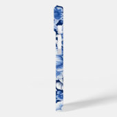 Coques Case-Mate iPhone Fleurs bleues Indigo (Verso / Gauche)