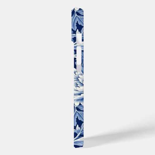 Coques Case-Mate iPhone Fleurs bleues Indigo (Verso / Gauche)