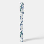 Coques Case-Mate iPhone Fleurs Blue Hyacinth sur blanc (Verso / Droite)