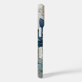 Coques Case-Mate iPhone Fleurs Boho Bleues (Verso / Droite)