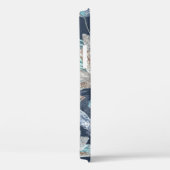 Coques Case-Mate iPhone Fleurs Boho Chic : Aquarelle bleu foncé P (Verso / Droite)