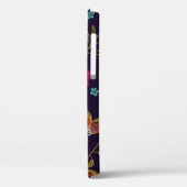 Coques Case-Mate iPhone Fleurs brodées : mode sans couture motif (Verso / Gauche)