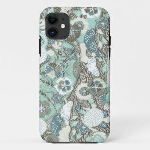 Etui iPhone Case-Mate Fleurs Brown bleues Abstraites