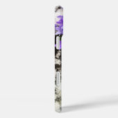 Coques Case-Mate iPhone Fleurs Campanula grandissant sur un mur (Verso / Droite)