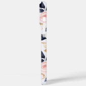 Coques Case-Mate iPhone Fleurs Chic Bleu Rose (Verso / Gauche)