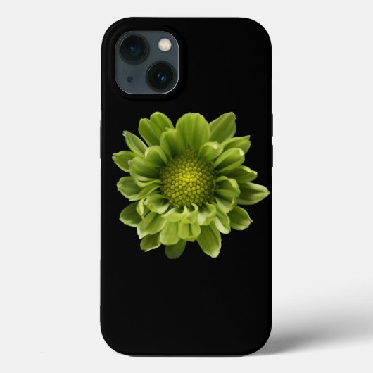 Coques Case-Mate iPhone Fleurs | Chrysanthème vert (Verso)