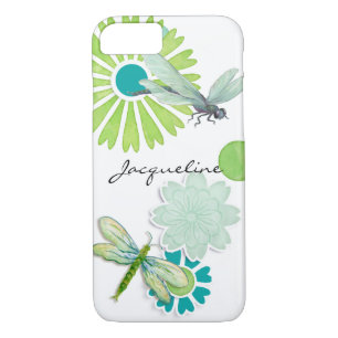 Coque Case-Mate Pour iPhone Fleurs circulaires modernes dans l'aquarelle des l