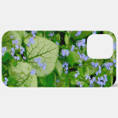 COQUES Case-Mate iPhone FLEURS/CLUSTERS DE PÉRIODE DE JOINTE FLEURS BLEU (Retour (horizontal))
