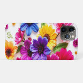 Coques Case-Mate iPhone fleurs colorées (Dos (Horizontal))