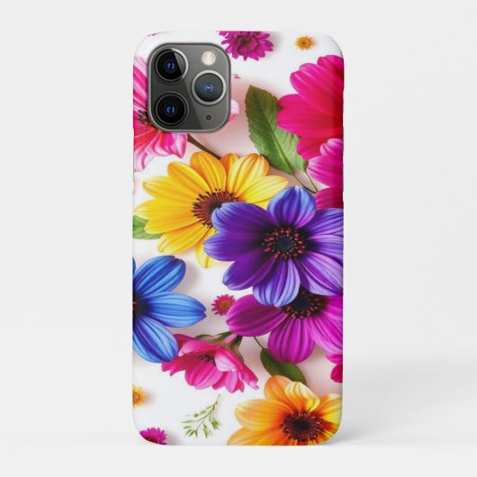Coques Case-Mate iPhone fleurs colorées (Dos)