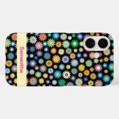 Coques Case-Mate iPhone Fleurs colorées (Verso (horizontal))
