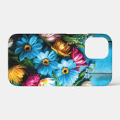 Coques Case-Mate iPhone Fleurs colorées (Verso (horizontal))