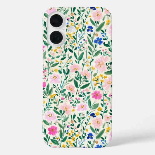 Coques Case-Mate iPhone Fleurs Colorées (Verso)