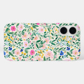 Coques Case-Mate iPhone Fleurs Colorées (Verso (horizontal))