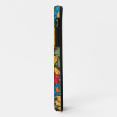 Coques Case-Mate iPhone Fleurs colorées motif (Dos/Gauche)