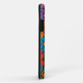 Coques Case-Mate iPhone Fleurs colorées motif (Dos/Droite)