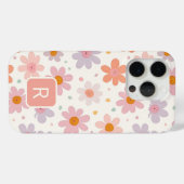 Coques Case-Mate iPhone Fleurs colorées personnalisées Motif (Verso (horizontal))