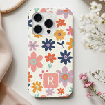 Coque iPhone 15 Pro Fleurs colorées personnalisées Motif<br><div class="desc">Améliorez votre téléphone avec ce casque de téléphone Motif Fleurs colorées Filles personnalisées et vibrantes! Ce design présente un ensemble de fleurs lumineuses et ludiques de différentes couleurs, créant un look animé et attrayant. Parfait pour ajouter une touche de féminité et de joie à votre accessoire quotidien. Fabriqué à partir...</div>