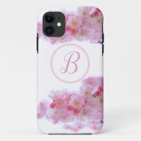 Fleurs coques iphone en fleurs de cerisier avec in