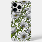 Coques Case-Mate iPhone Fleurs cosmos blanches (Verso)
