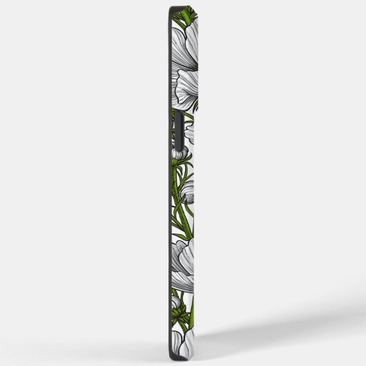 Coques Case-Mate iPhone Fleurs cosmos blanches (Verso / Droite)