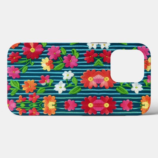Coques Case-Mate iPhone Fleurs courbées brodées par CallisC Throw Pill (Verso (horizontal))