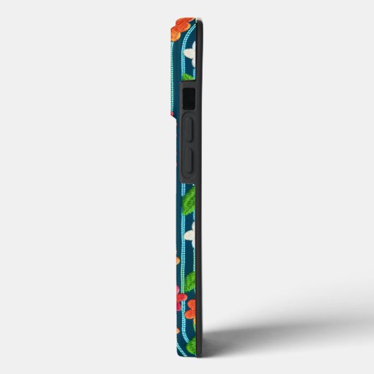 Coques Case-Mate iPhone Fleurs courbées brodées par CallisC Throw Pill (Verso / Gauche)