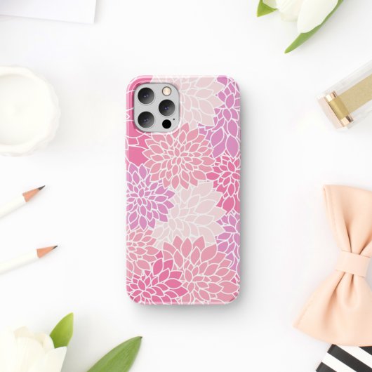 Coques Case-Mate iPhone Fleurs Dahlia, Motif De Fleurs, Dahlia Rose