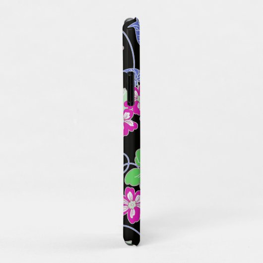 Coques Case-Mate iPhone fleurs d'allotissement (Dos/Droite)