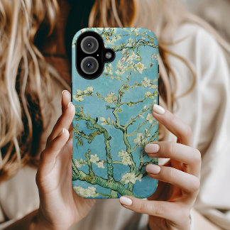 Coques iPhone 16 Fleurs d'amandes | Vincent van Gogh