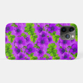 Coques Case-Mate iPhone Fleurs d'anémone violet vibrant (Dos (Horizontal))