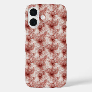 Coques iPhone 16 Fleurs dans le Voile de Scarlet