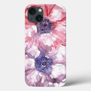 Etui iPhone 13 Fleurs d'aquarelle