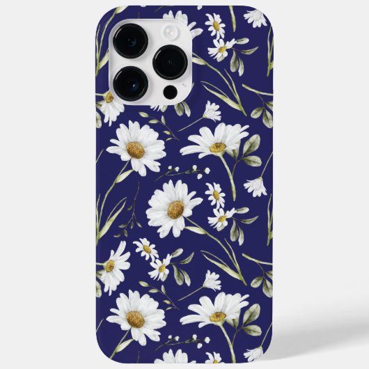 Coques Case-Mate iPhone Fleurs d'aquarelle blanche (Verso)