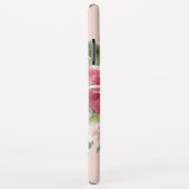 Coques Case-Mate iPhone Fleurs d'aquarelle modernes Monogrammes (Dos/Droite)