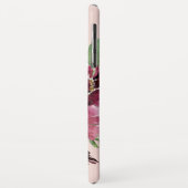 Coques Case-Mate iPhone Fleurs d'aquarelle modernes Monogrammes (Dos/Gauche)