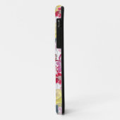 Coques Case-Mate iPhone Fleurs d'aquarelle rose et rouge. (Dos/Gauche)