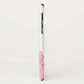 Coques Case-Mate iPhone Fleurs d'aquarelle rose exotique (Dos/Gauche)