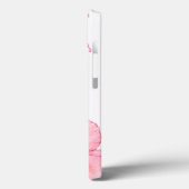 Coques Case-Mate iPhone Fleurs d'aquarelle rose exotique (Verso / Gauche)