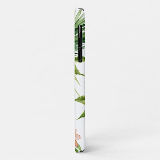 Coques Case-Mate iPhone Fleurs d'aquarelle tropicale (Dos/Gauche)